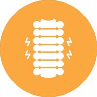Spinal Cord Smart UI Graphic vector