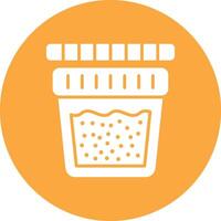Urine Test Clean Grid Icon vector