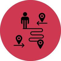 Distance Digital UI Element vector