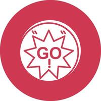 Go 3D Styled Symbol vector