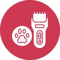 Hair Clipper Detailed Line Sketch vector