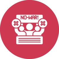 No War Mobile App Graphic vector