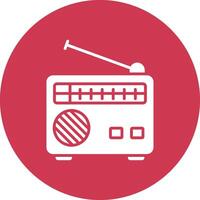Radio Thin Line Design vector