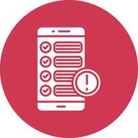 To Do List Interactive UI Graphic vector