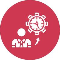 Working Time Crisp Flat Art vector