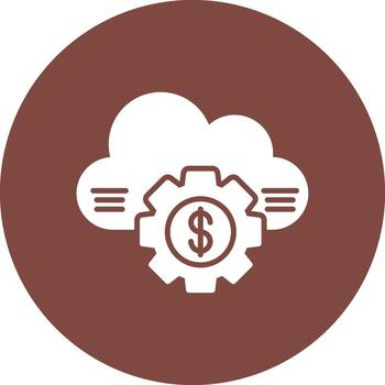 Cloud Abstract Web Element vector