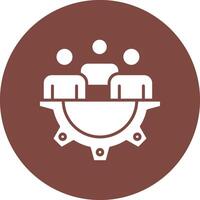 Development Clean Grid Icon vector