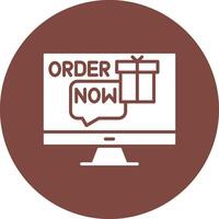 Order Now Digital UI Element vector
