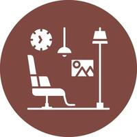 Recliner Modern App Icon vector
