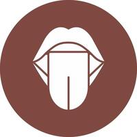 Tongue Abstract Web Element vector