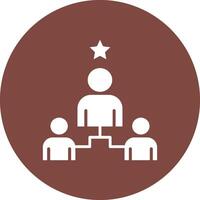 Team Leader Graphic Interface Asset vector