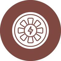 Turbine Wireframe Illustration vector