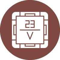 Vanadium Monochrome UI Visual vector