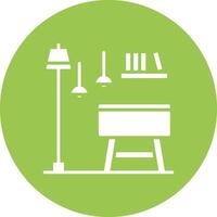 Chair Playful Line Icon vector