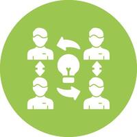 Collaboration Cool Tone vector