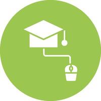 Elearning Stylized Tech Element vector