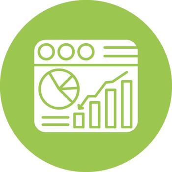 Data Analytics Business Interface Asset vector