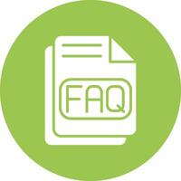 Faq Abstract Web Element vector