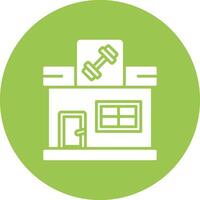 Gym Subtle Shadow Icon vector