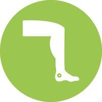 Leg Interface Sketch Art vector
