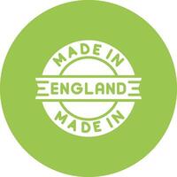 Made In England Responsive Icon Badge vector