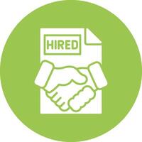 New Hire Color Accent Visual vector