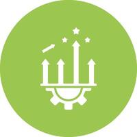 Performance 3D Styled Symbol vector