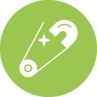 Safety pin Minimalist Graphic vector
