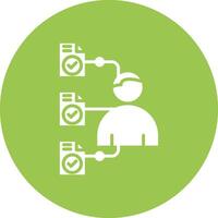 Task App Style Badge vector