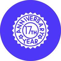 17th Bright Flat Element vector