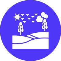 Desert Interactive Display Symbol vector