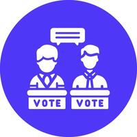 Debate Modular UI Graphic vector