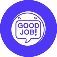Good Job Frame Icon vector