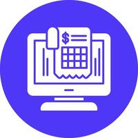 Invoice Compact App Icon vector