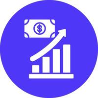 Increase Tech Style Illustration vector