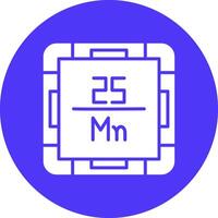 Manganese Sharp Edge Symbol vector