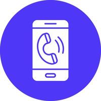 Phone Call Modern Tech Icon vector