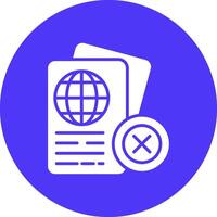 Passport Control Graphic Interface Asset vector