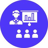 Pitch Gradient Style Icon vector