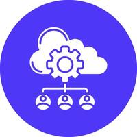Data Collection Subtle Shadow Icon vector