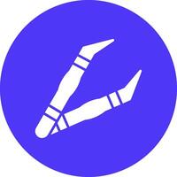 Tweezer Lined Visual Concept vector