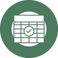 Check Outline Graphic Design vector