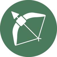 Crossbow Interactive Icon Badge vector