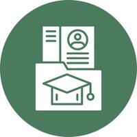 Curriculum Line Style Symbol vector