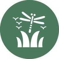 Dragonfly Dynamic Web Illustration vector