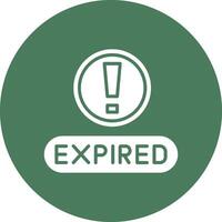 Expired Mobile App Graphic vector