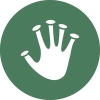 Fingerprint Scan Muted Tone vector
