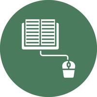 Elearning Modern Tech Icon vector