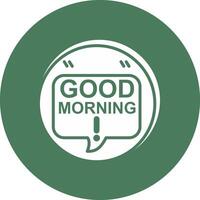 Good Morning Smart UI Graphic vector