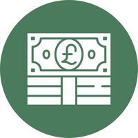 Pound Modular UI Graphic vector